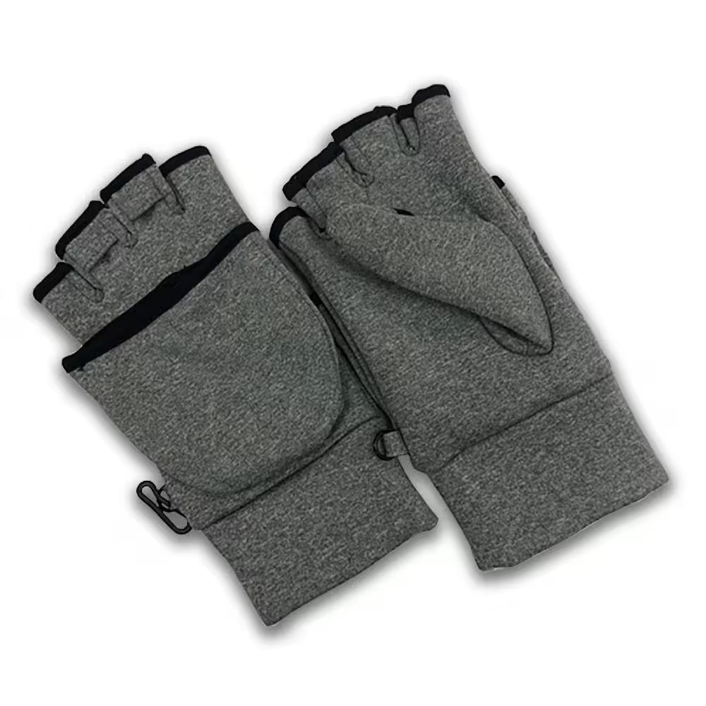 Ladies Multi-Purpose Fingerless Flip-Top Mittens