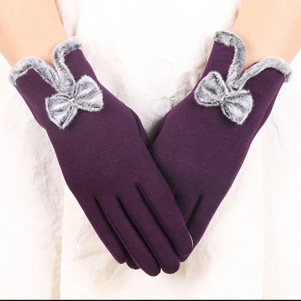 Womens Gloves Winter Touch Screen Texting Gloves for Women Fleece Lined Thick Warm Gloves